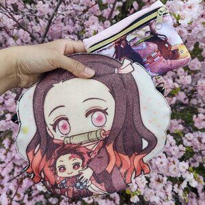 NEW Demon Slayer set Bag and coin purse Nezuko Kimetsu no Yaiba